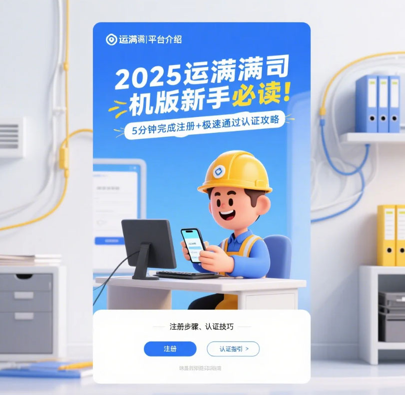 运满满司机版注册攻略