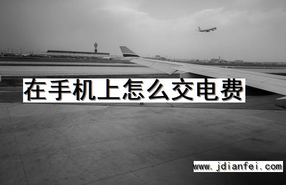 在手机上怎么交电费