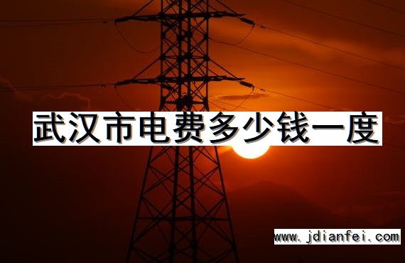 武汉市电费多少钱一度