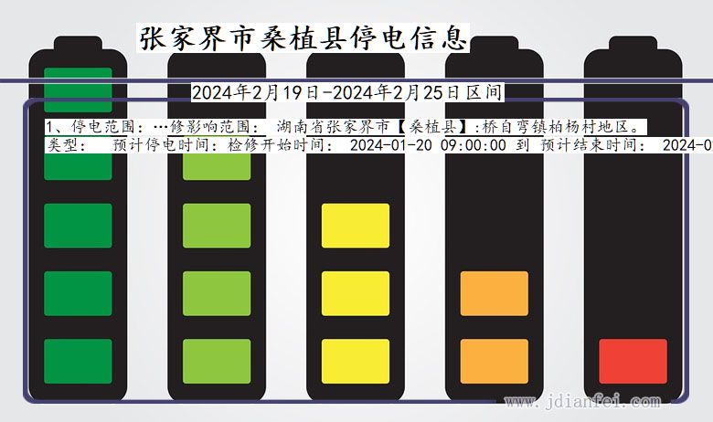 张家界桑植停电通知 湖南省张家界桑植停电通知
