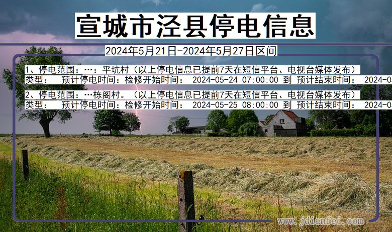 宣城泾县停电通知 安徽省宣城泾县停电通知