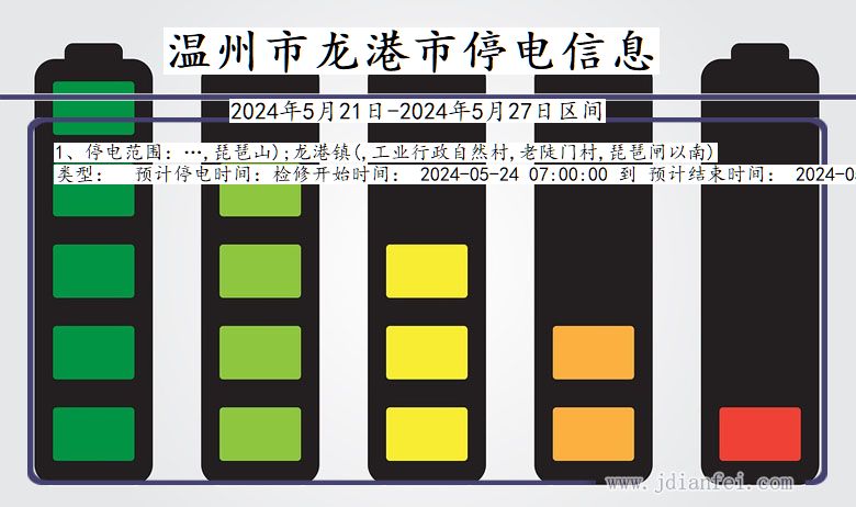 温州龙港停电通知 浙江省温州龙港停电通知
