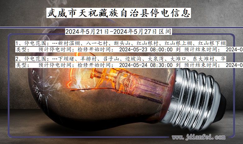 武威天祝藏族自治停电通知 甘肃省武威天祝藏族自治停电通知