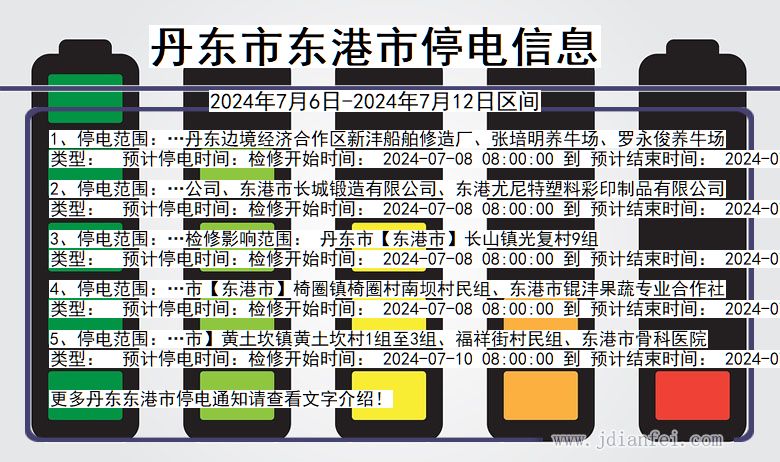 丹东东港停电通知 辽宁省丹东东港停电通知