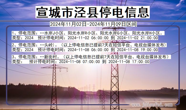 宣城泾县停电通知 安徽省宣城泾县停电通知