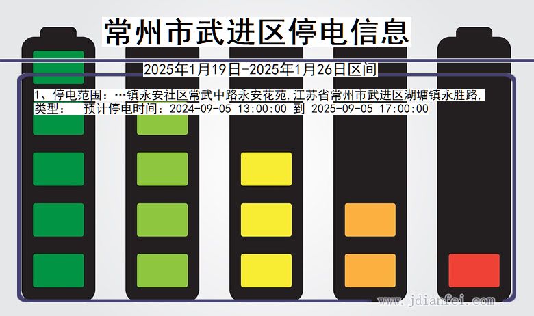 常州武进停电通知 江苏省常州武进停电通知
