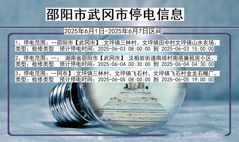 邵阳武冈停电通知 湖南省邵阳武冈停电通知