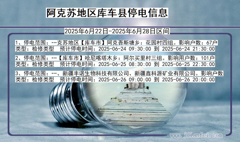 阿克苏地区库车停电通知 新疆维吾尔自治区阿克苏地区库车停电通知