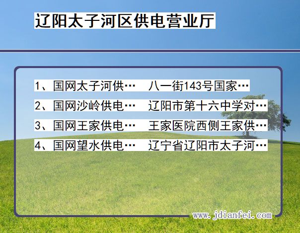 辽宁省辽阳市太子河区供电营业厅